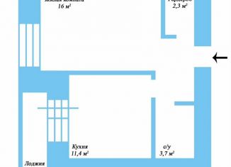 Продаю 1-ком. квартиру, 37.7 м2, Благовещенск, улица Ленина, 152