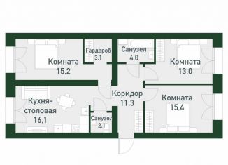 Продам 3-ком. квартиру, 85.9 м2, Екатеринбург, улица Амундсена, 183/2, Ленинский район