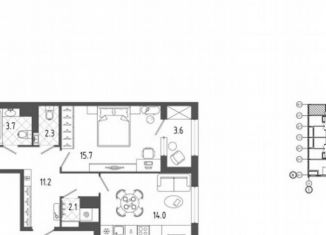 Продам 2-комнатную квартиру, 68.2 м2, Санкт-Петербург, Измайловский бульвар, 9