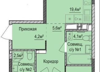 2-ком. квартира на продажу, 63 м2, Ижевск, жилой район Буммаш