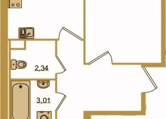 Продажа 2-комнатной квартиры, 60 м2, Санкт-Петербург, метро Чёрная речка, набережная Чёрной речки