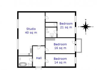 Сдается 4-ком. квартира, 100 м2, Москва, улица Спиридоновка, 22/2, улица Спиридоновка