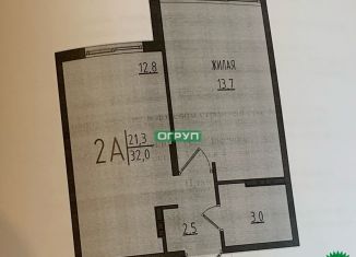 Продам однокомнатную квартиру, 32 м2, село Засечное, Центральная улица, 4, ЖК Второе Дыхание