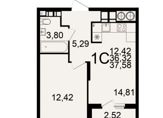 Продажа 1-комнатной квартиры, 37.6 м2, Рязанская область, Берёзовая улица, 5