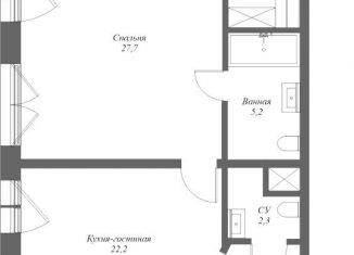 Продается однокомнатная квартира, 67.9 м2, Санкт-Петербург, муниципальный округ Аптекарский Остров
