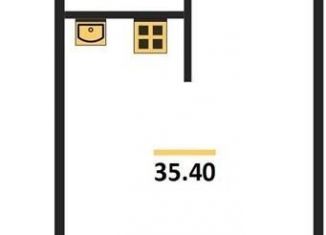 Квартира на продажу студия, 35.4 м2, Новосибирск, Красный проспект, 104, ЖК Дианит