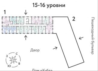 Продается 3-ком. квартира, 64.2 м2, Тюмень, ЖК Колумб