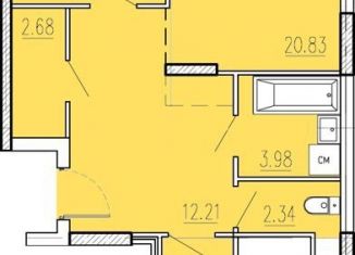 Продается двухкомнатная квартира, 74.3 м2, Пензенская область, улица Студёный Кордон, 47