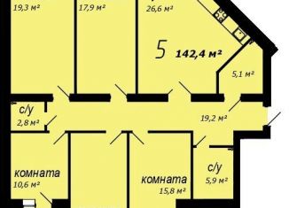 5-комнатная квартира на продажу, 142.4 м2, Муром, 2-я Новослободская улица, 10