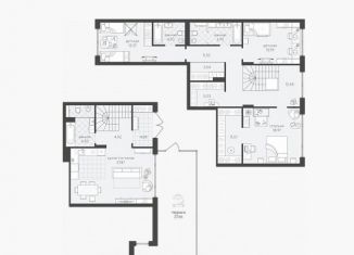 Продается 3-ком. квартира, 138.7 м2, Тюмень, ЖК Скандиа Квартал у Озера