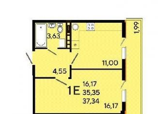 Продаю 1-комнатную квартиру, 37 м2, Краснодар, улица Краеведа Соловьёва, 6лит8, микрорайон Вавилова