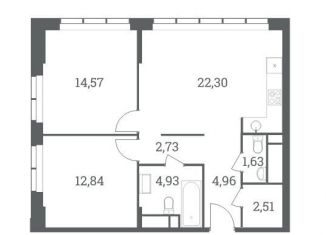 Продается 2-комнатная квартира, 66.5 м2, Москва, станция Шелепиха, Шмитовский проезд, 39к2