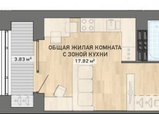 Квартира на продажу студия, 30.7 м2, Екатеринбург, ЖК Северное Сияние