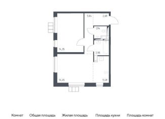 Продам двухкомнатную квартиру, 46.9 м2, поселение Рязановское, жилой комплекс Алхимово, к10