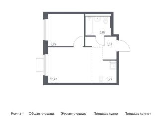 Продажа однокомнатной квартиры, 34.7 м2, поселение Рязановское, жилой комплекс Подольские Кварталы, к3
