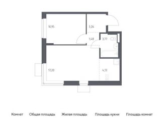 Двухкомнатная квартира на продажу, 40.8 м2, поселение Рязановское, жилой комплекс Подольские Кварталы, к3