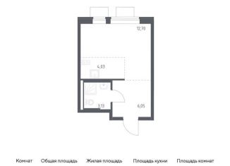 Квартира на продажу студия, 25.9 м2, поселение Рязановское, жилой комплекс Подольские Кварталы, к3