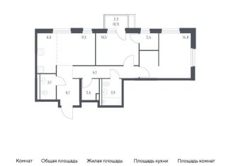 Продается 3-комнатная квартира, 65.5 м2, Приморский край, улица Сабанеева, 1.3