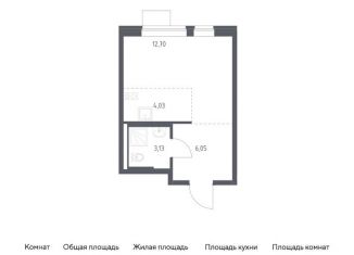 Продам квартиру студию, 25.9 м2, поселение Рязановское, жилой комплекс Подольские Кварталы, к2