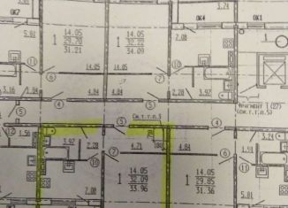 1-ком. квартира на продажу, 34 м2, Воронеж, улица Артамонова, 34/1, ЖК Лазурный