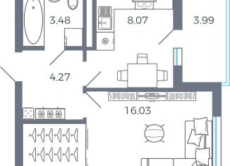 Продаю 1-комнатную квартиру, 33.9 м2, Самара, площадь Куйбышева, Ленинский район