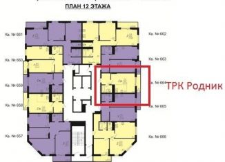 Квартира на продажу студия, 31.6 м2, Челябинск, улица Молодогвардейцев, 74, Калининский район