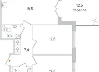 Продажа 2-ком. квартиры, 61.6 м2, Санкт-Петербург