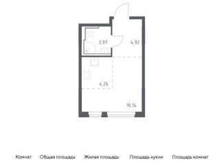 Продаю квартиру студию, 22.3 м2, село Остафьево, Молодцевская улица