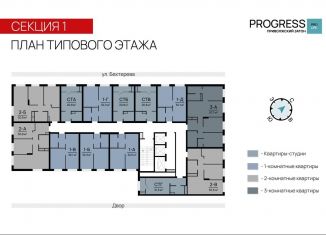 Продам 3-комнатную квартиру, 67 м2, Астраханская область, улица Бехтерева, 8