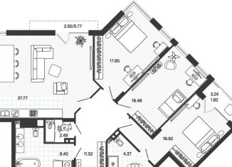 Продаю 3-ком. квартиру, 117.9 м2, Калининградская область