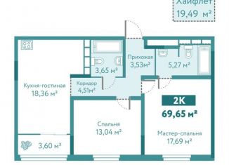 Продаю двухкомнатную квартиру, 89.1 м2, Тюмень, Ленинский округ, улица Павла Никольского, 14