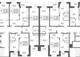 Продается 1-комнатная квартира, 41.8 м2, Апрелевка, Пролетарский тупик, 1