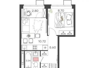 Продается 1-комнатная квартира, 31.2 м2, Нижегородская область