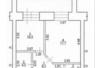 1-ком. квартира на продажу, 44.5 м2, Благовещенск, Кузнечная улица, 86