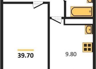 Продам 1-ком. квартиру, 39.7 м2, Новосибирская область, Пролетарская улица, 271/5с