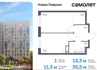 Продажа 1-ком. квартиры, 35.5 м2, Ленинградская область