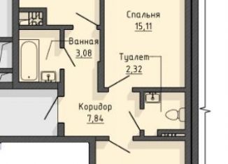 Продаю двухкомнатную квартиру, 57 м2, Старый Оскол, микрорайон Центральный, 4