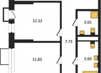 Продается 3-ком. квартира, 86.3 м2, Воронеж, Железнодорожный район, набережная Чуева, 7