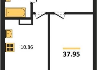 Продам однокомнатную квартиру, 38 м2, Новосибирская область