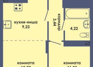 Продам 2-ком. квартиру, 47.9 м2, Пермь, Ленинский район