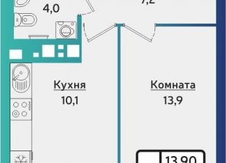 Продается 1-ком. квартира, 36.7 м2, Удмуртия