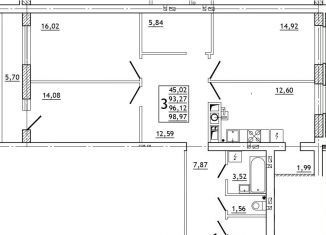 3-ком. квартира на продажу, 99 м2, Смоленская область