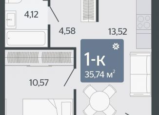 Продается 1-ком. квартира, 35.7 м2, Свердловская область