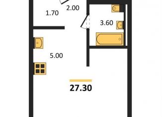 Продам квартиру студию, 27.3 м2, Казань, улица Оренбургский Тракт, 8Д, ЖК Манхэттен