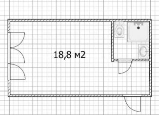 Продажа квартиры студии, 18.8 м2, Москва, улица Академика Виноградова, 8, метро Тёплый Стан