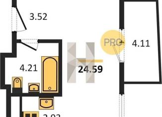 Продажа 1-ком. квартиры, 24.6 м2, Ростовская область