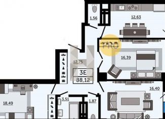 Продажа 3-комнатной квартиры, 88.1 м2, Ростовская область