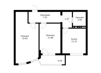 Продаю 2-комнатную квартиру, 58.4 м2, Краснодар, Уральская улица, 100/6