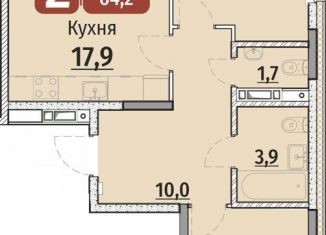 Продам 2-комнатную квартиру, 66.1 м2, Чебоксары, ЖК Олимп