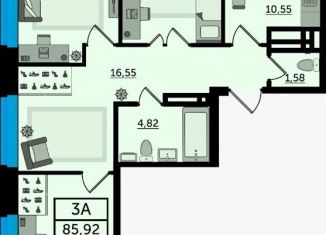 Продается 3-комнатная квартира, 86.3 м2, Ростов-на-Дону